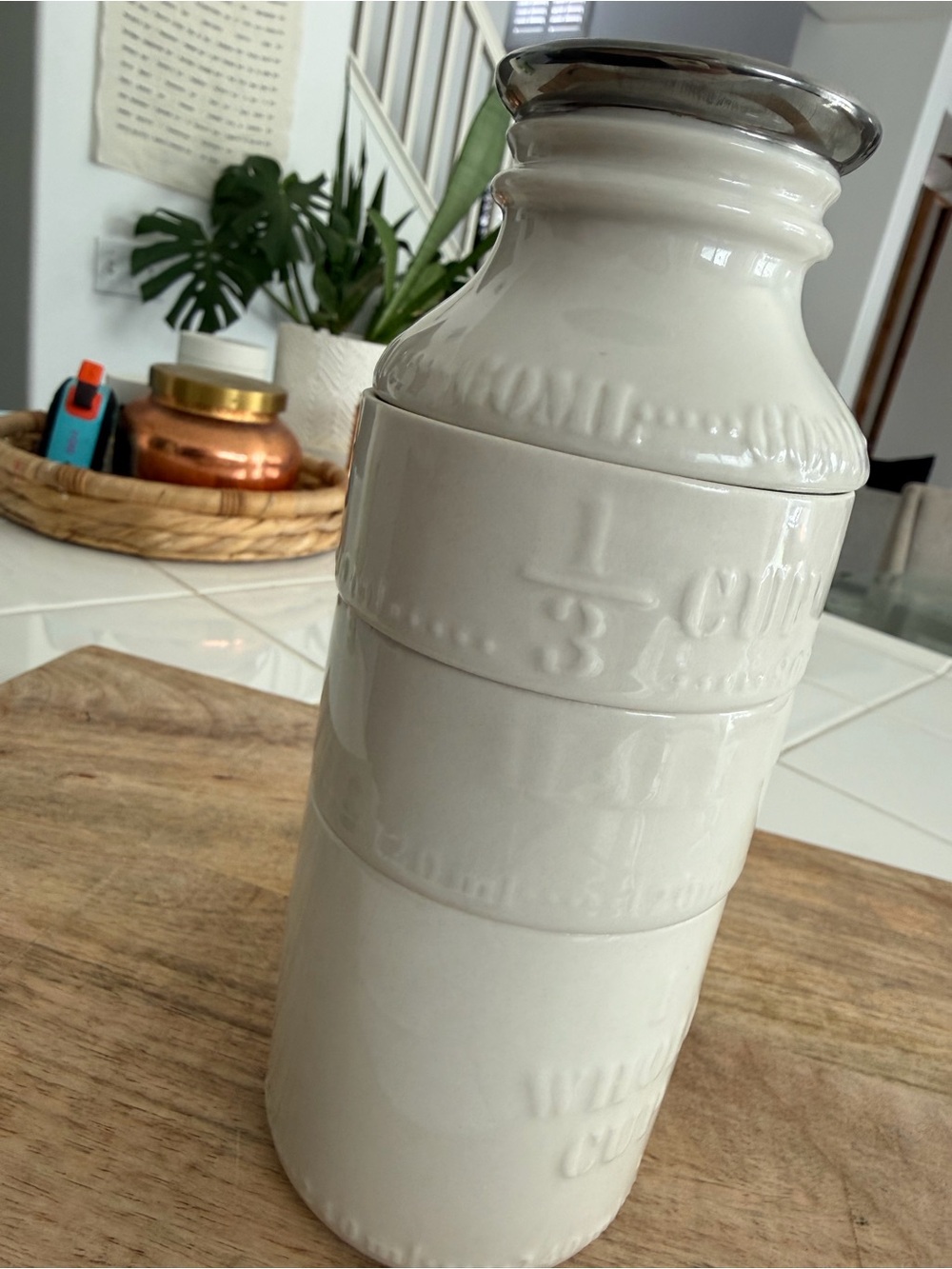 Anthropologie Milk Bottle Measuring Cups